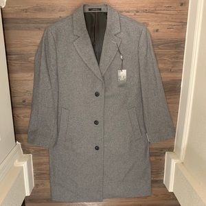 London Fog Men’s Signature Wool Blend Overcoat